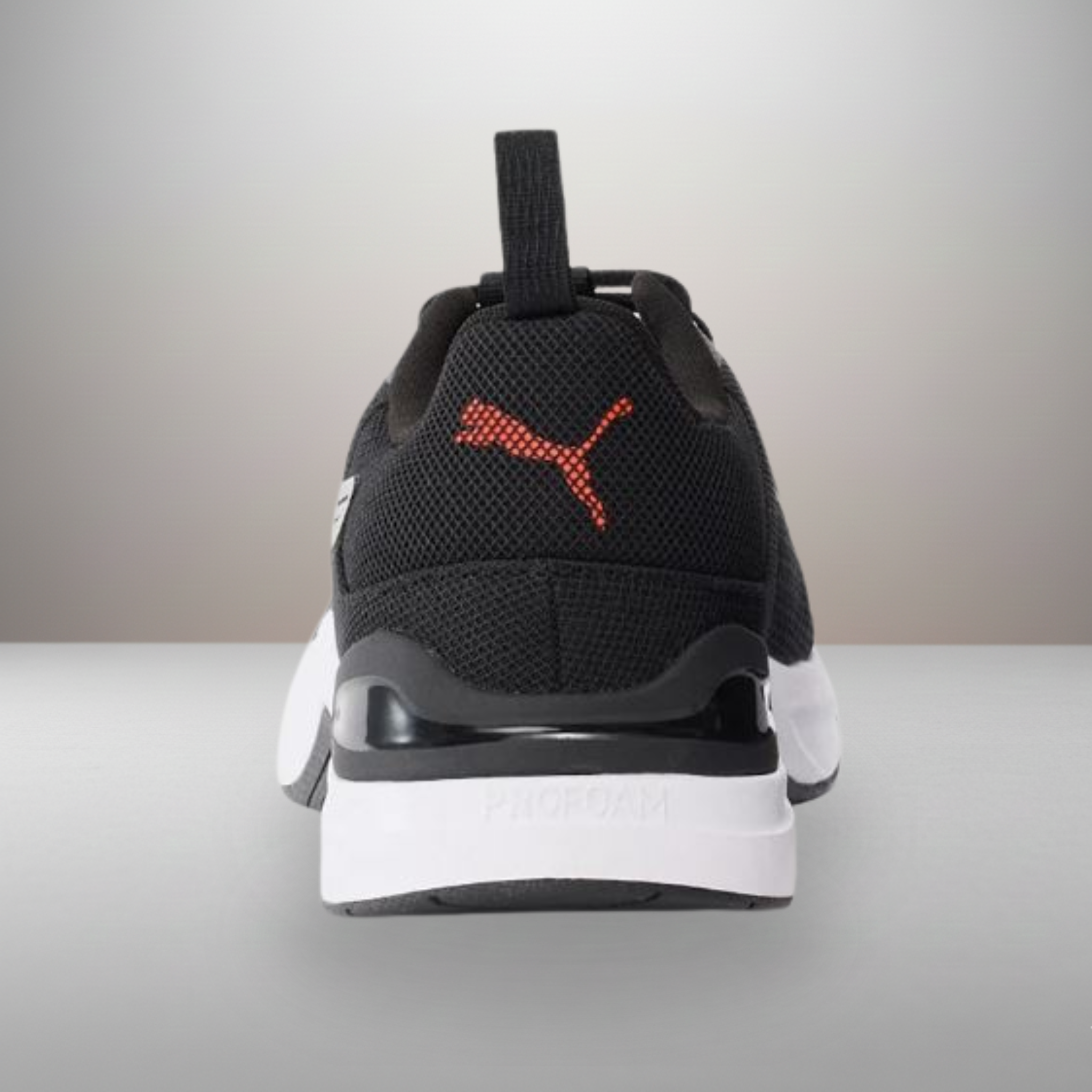 Zapatillas Puma Prospect negro vista trasera del talón