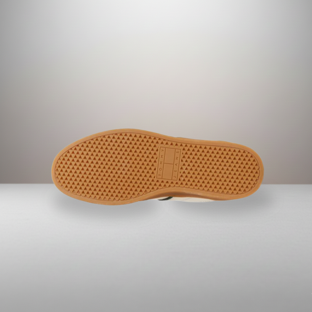 Zapatillas Tommy Jeans The Greenwich blanco talla 43 detalle de la suela de goma plana