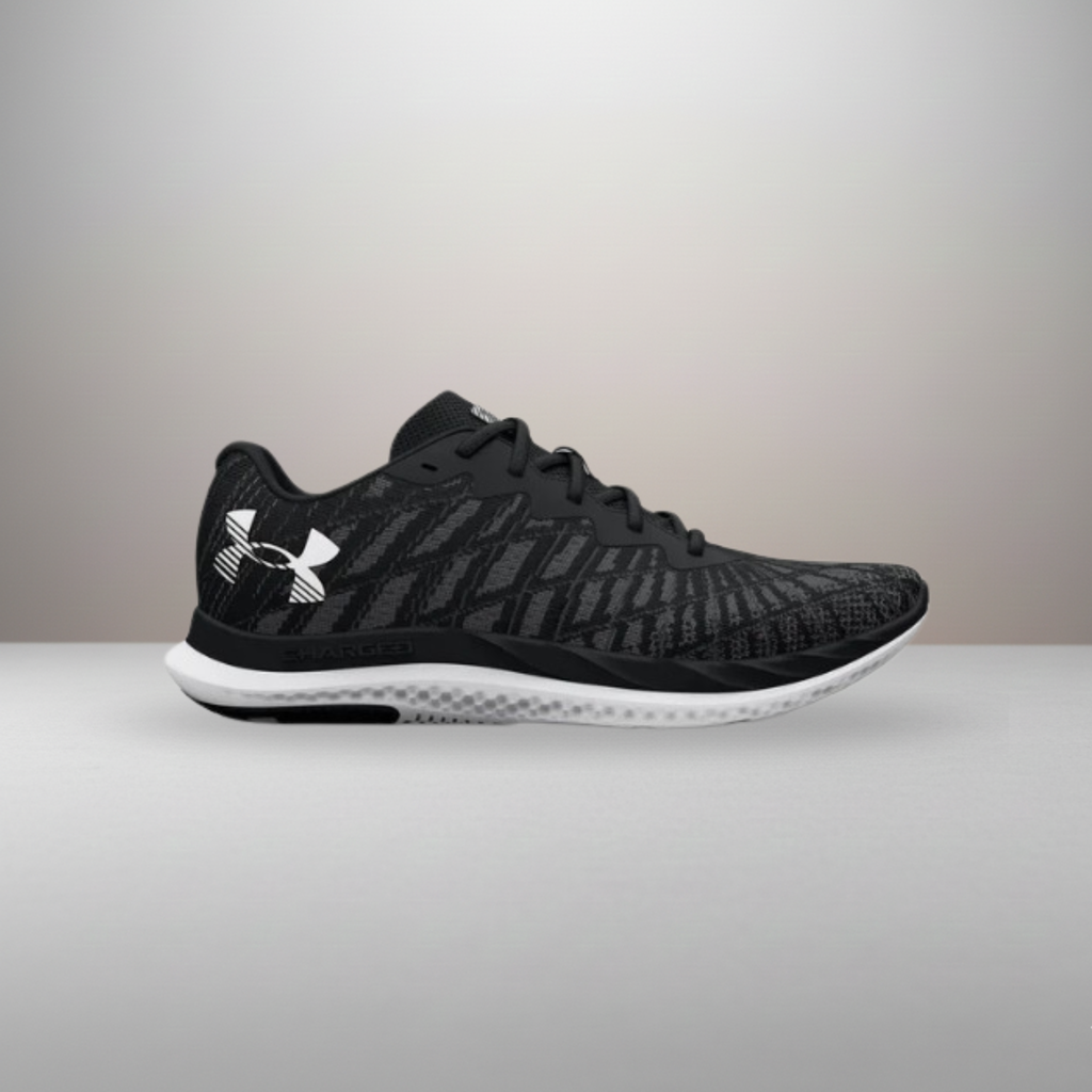 Zapatillas Under Armour Charged Breeze 2 color negro talla 40.5 vista lateral exterior
