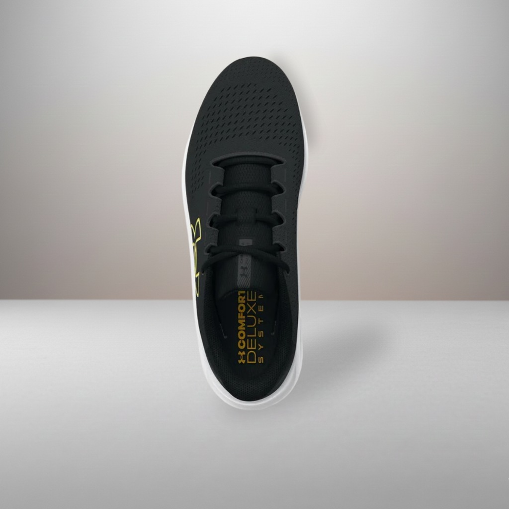 Zapatillas Under Armour Charged Pursuit 3 negro talla 45 vista superior de la plantilla y horma